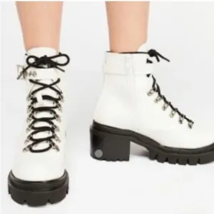 Jeffrey Campbell Czech Lace Up Boots size 7.5