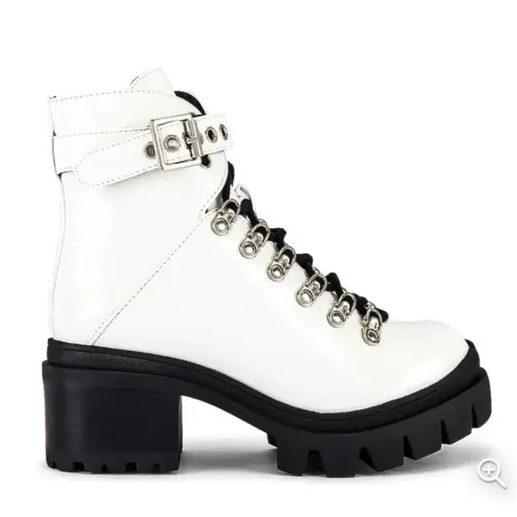 Jeffrey Campbell Czech Lace Up Boots size 7.5