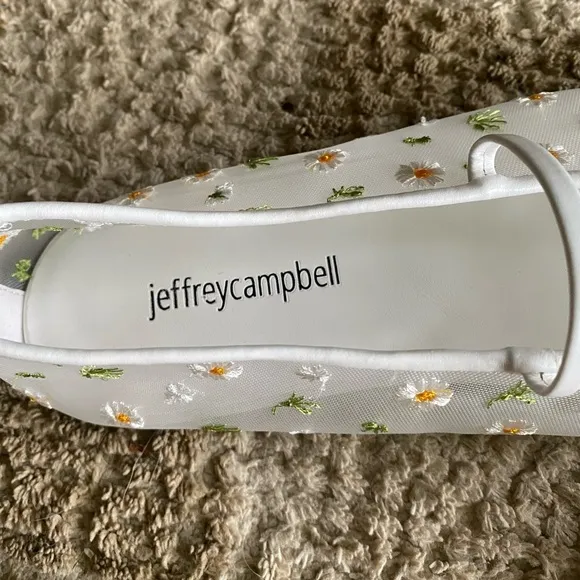 Jeffrey Campbell Floral Mesh Flats