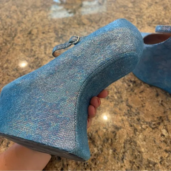 Jeffrey Campbell NIGHTWALK (rare) limited edition mermaid platform wedges heels