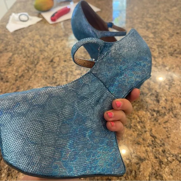 Jeffrey Campbell NIGHTWALK (rare) limited edition mermaid platform wedges heels