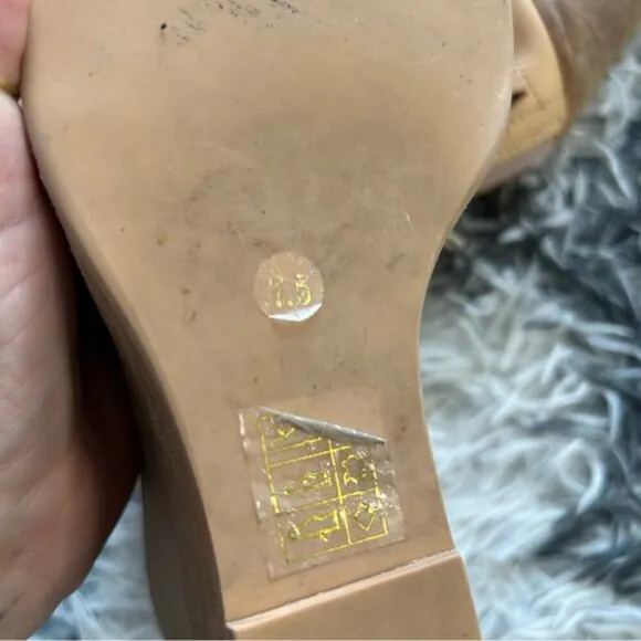 Jeffrey Campbell Rodillo Tan Laser Cut Lace-Up Wedges