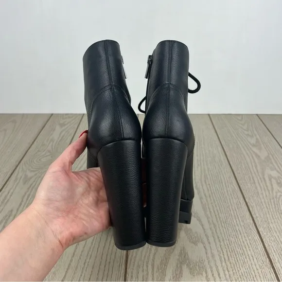 Jessica Simpson Imala Women's Ankle Combat Lace-Up Boots 10M/42 Black $129