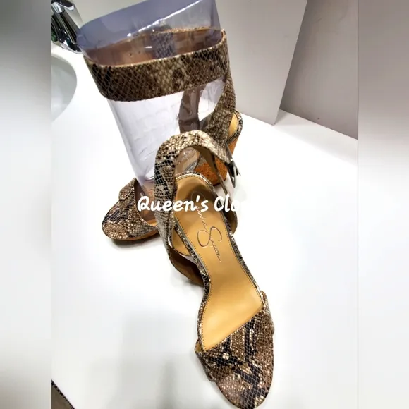 JESSICA SIMPSON| Snakeskin Platform Wedges|💥BRAND NEW|Size 40