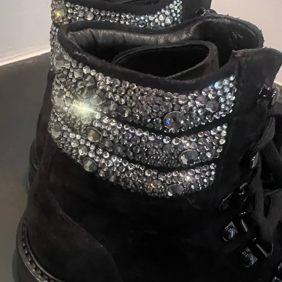JIMMY CHOO Black Eshe Boots Sz 36 NWT
