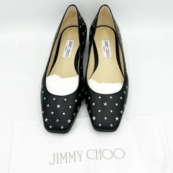 Jimmy Choo Modell star-stud Ballerina Flat Shoes - size 39