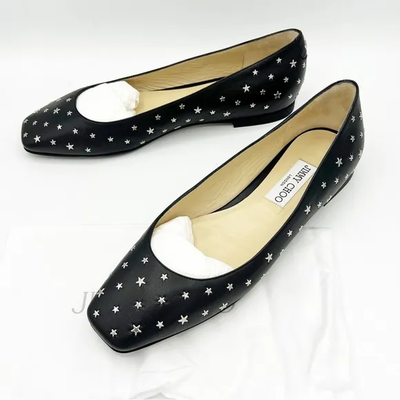 Jimmy Choo Modell star-stud Ballerina Flat Shoes - size 39