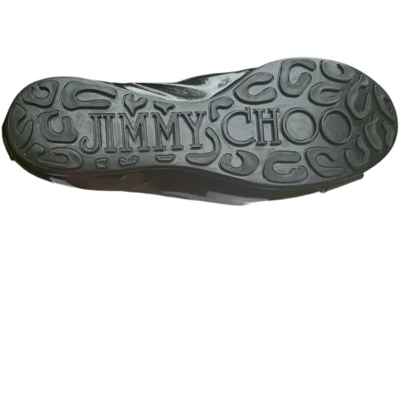 Jimmy Choo Morse Black Patent Leather Ballet Flats Shoes IT 36 1/2 US 6 1/2
