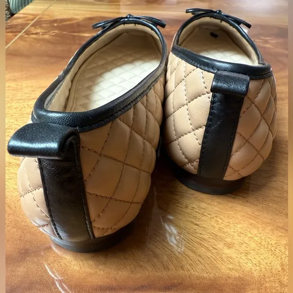 J.McLaughlin like New Woven Leather Ballet Flats no box