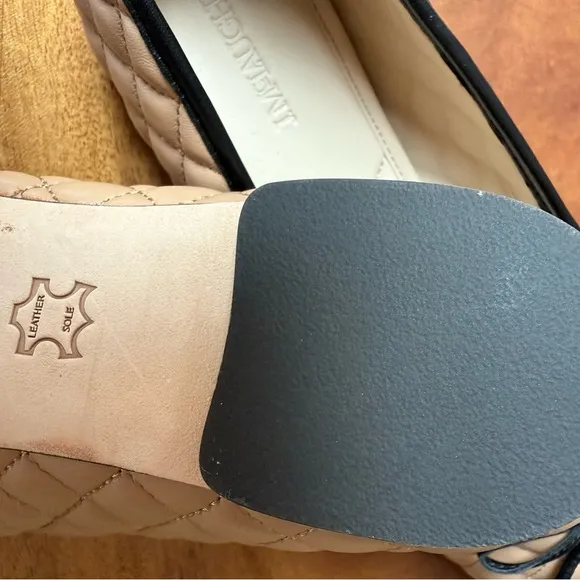 J.McLaughlin like New Woven Leather Ballet Flats no box
