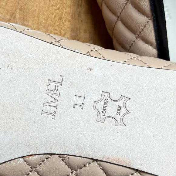 J.McLaughlin like New Woven Leather Ballet Flats no box