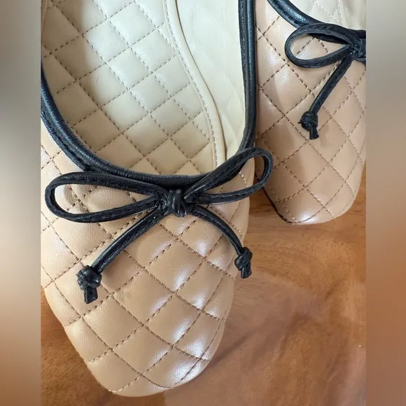 J.McLaughlin like New Woven Leather Ballet Flats no box