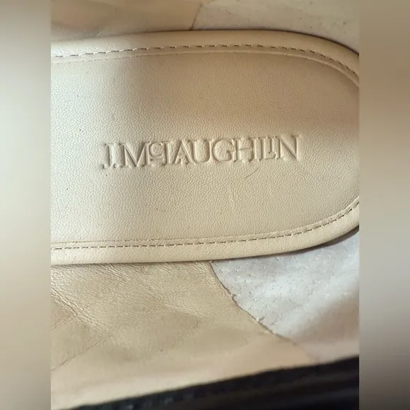 J.McLaughlin like New Woven Leather Ballet Flats no box