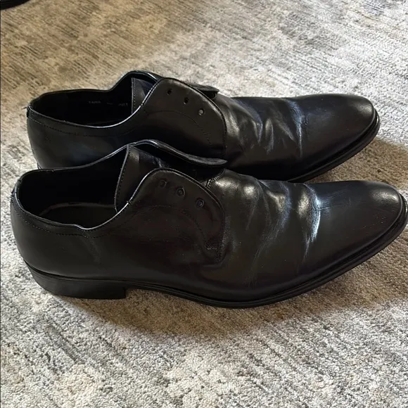 John Varvatos Classic Black Men's Dress Shoes - size 12