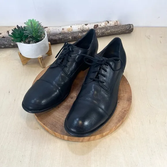 John Varvatos | Sid Commuter Derby Oxford in Black Leather Size 13