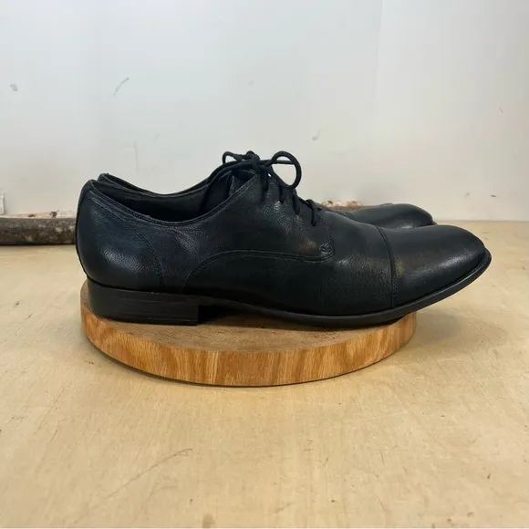 John Varvatos | Sid Commuter Derby Oxford in Black Leather Size 13