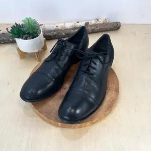 John Varvatos | Sid Commuter Derby Oxford in Black Leather Size 13