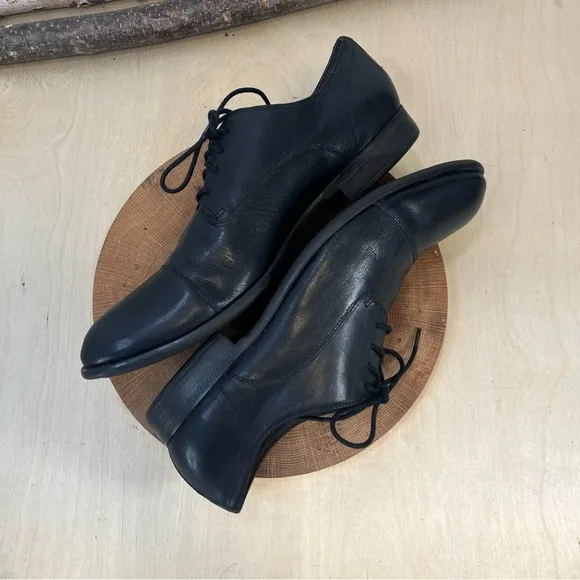 John Varvatos | Sid Commuter Derby Oxford in Black Leather Size 13