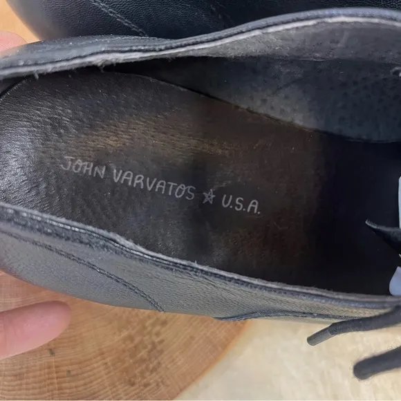 John Varvatos | Sid Commuter Derby Oxford in Black Leather Size 13