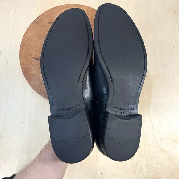 John Varvatos | Sid Commuter Derby Oxford in Black Leather Size 13