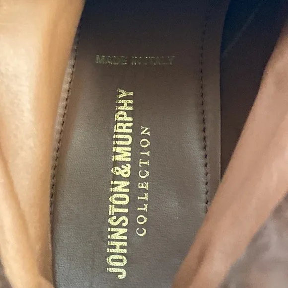 Johnston &amp; Murphy Collection, Made in Italy, Lace Up Boots, Size 9M, Men’s