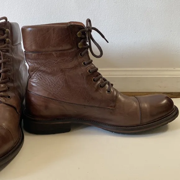 Johnston &amp; Murphy Collection, Made in Italy, Lace Up Boots, Size 9M, Men’s