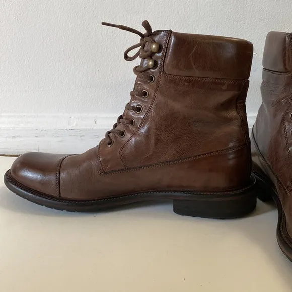 Johnston &amp; Murphy Collection, Made in Italy, Lace Up Boots, Size 9M, Men’s