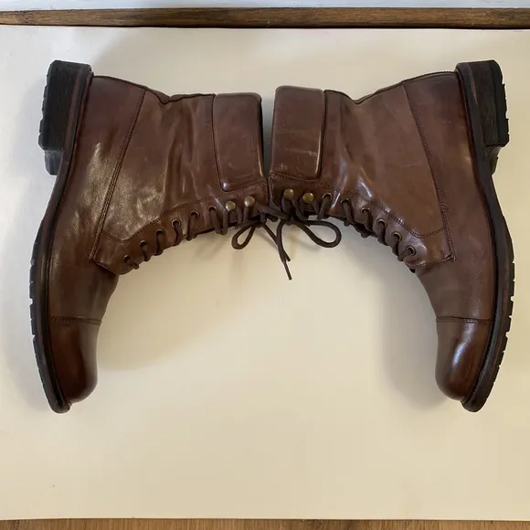 Johnston &amp; Murphy Collection, Made in Italy, Lace Up Boots, Size 9M, Men’s