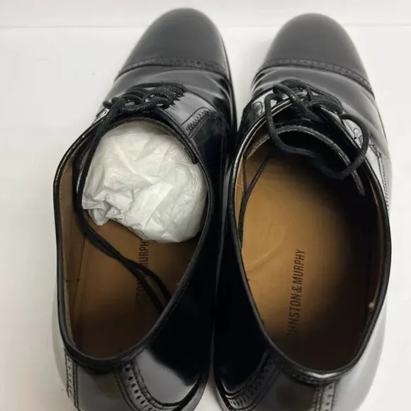 Johnston &amp; Murphy Men's Bradford Oxford Black, Size 13 D