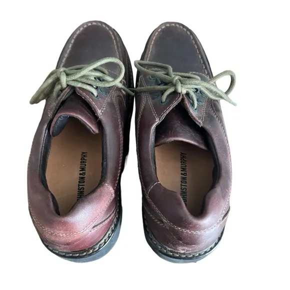 Johnston &amp; Murphy NWOT brown Oxford/loafer size 9.5. W