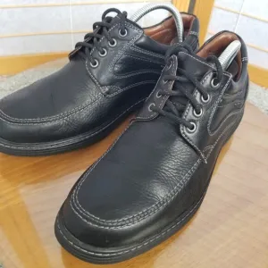 Johnston &amp; Murphy Shoes XC4 Waterproof Sheepskin Black Oxford Men's Size 9