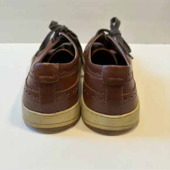 Johnston and Murphy 1850 Men's Allister Wingtip Sneaker in Brown Size 11…