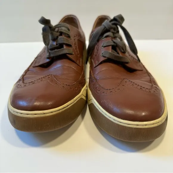 Johnston and Murphy 1850 Men's Allister Wingtip Sneaker in Brown Size 11…