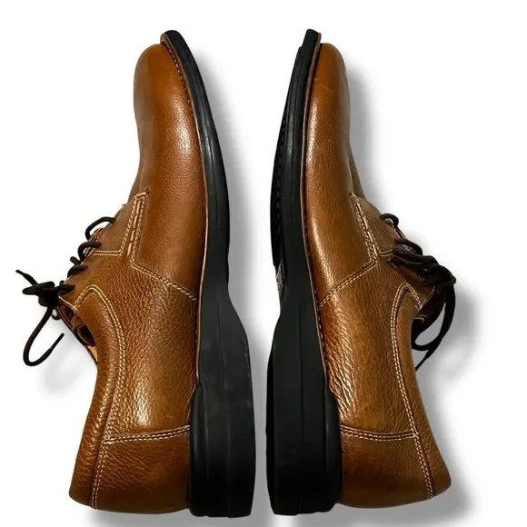 Johnston Murphy Oxford Shoes Leather Lace Up Preppy 20-7258 Mens Size 10.5
