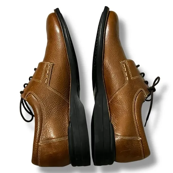 Johnston Murphy Oxford Shoes Leather Lace Up Preppy 20-7258 Mens Size 10.5