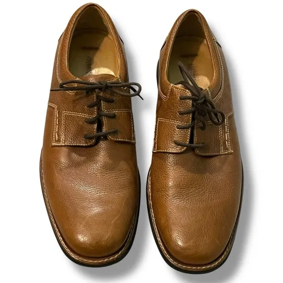 Johnston Murphy Oxford Shoes Leather Lace Up Preppy 20-7258 Mens Size 10.5