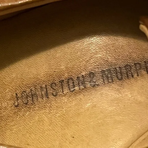 Johnston Murphy Oxford Shoes Leather Lace Up Preppy 20-7258 Mens Size 10.5