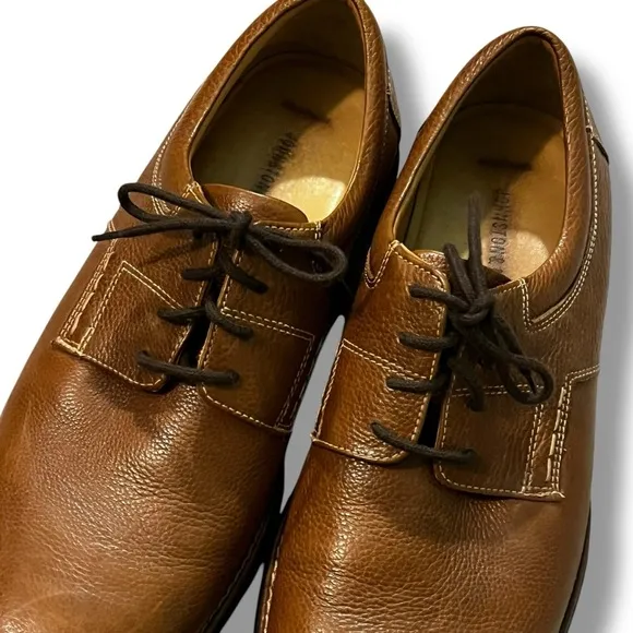 Johnston Murphy Oxford Shoes Leather Lace Up Preppy 20-7258 Mens Size 10.5