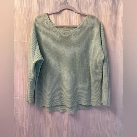 Joie Mint Green Crew Neck Sweater