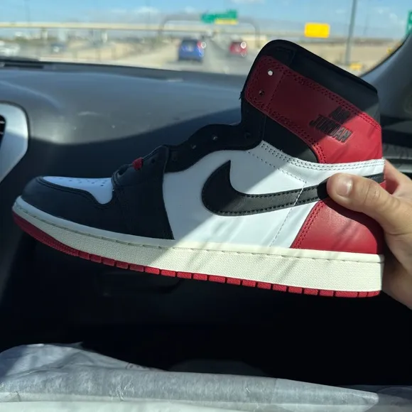 Jordan Athletic Shoes - Black, White, Red