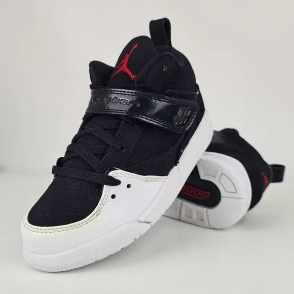Jordan Flight 45 (PS) Black Suede LITTLE KIDS Shoes Size 11C
