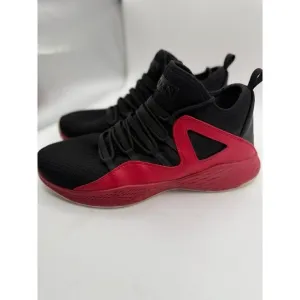 Jordan Running Shoes Lightweight Athletic Sneakers Black Red‎ Size 12