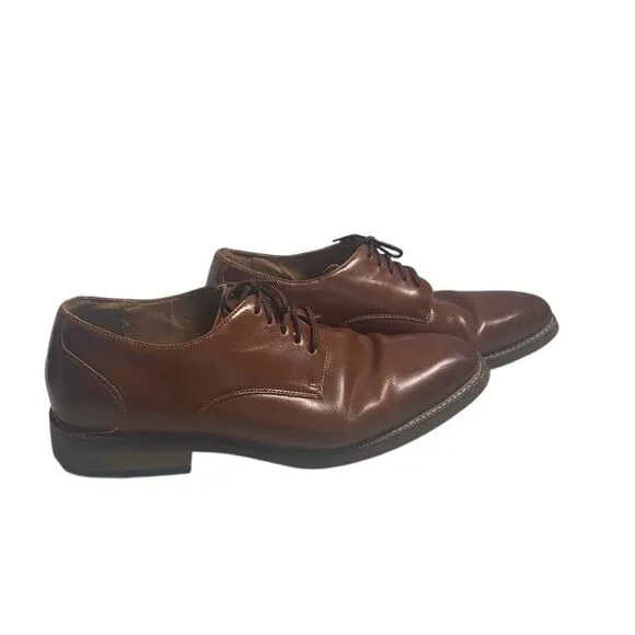 JOSEPH ABBOUD Men’s Leather Oxford Shoes Brown  Size 9.5D