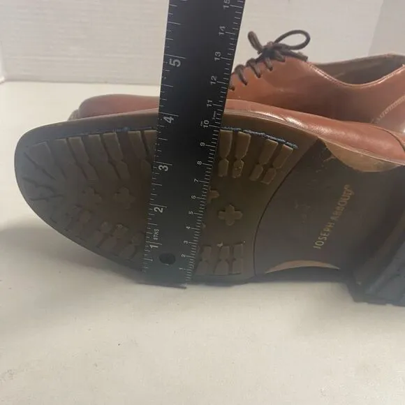 JOSEPH ABBOUD Men’s Leather Oxford Shoes Brown  Size 9.5D