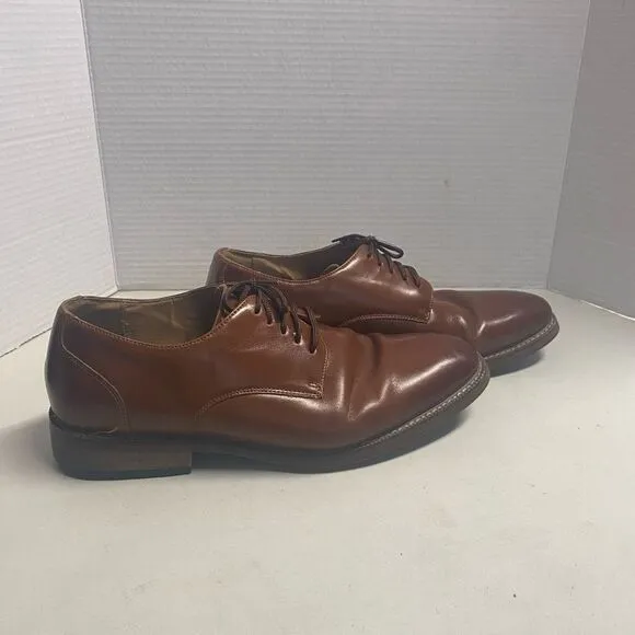 JOSEPH ABBOUD Men’s Leather Oxford Shoes Brown  Size 9.5D