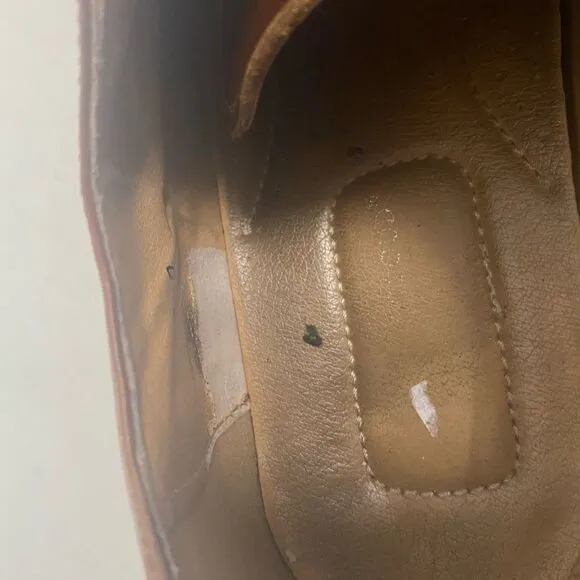 JOSEPH ABBOUD Men’s Leather Oxford Shoes Brown  Size 9.5D