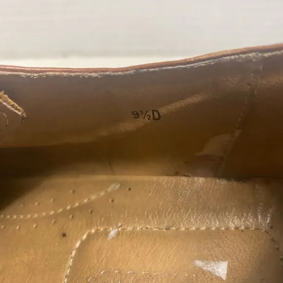 JOSEPH ABBOUD Men’s Leather Oxford Shoes Brown  Size 9.5D