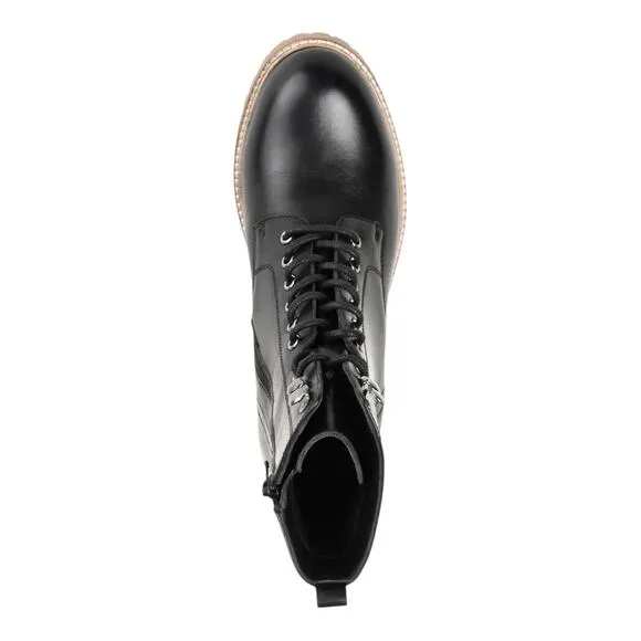 Journee Women's Malle Lace Up Lug Sole Combat Boots Black Size 9