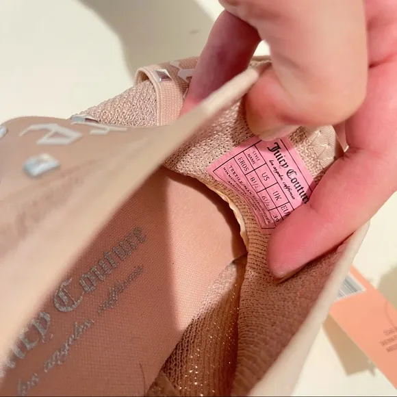 Juicy Couture Eros Studded Wedges Punk Blush Women’s Sneakers Size 8.5 NWT