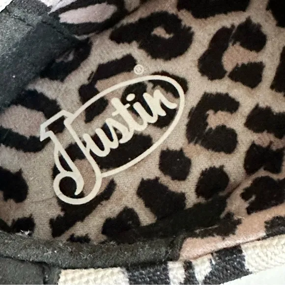 JUSTIN HAZER BLACK &amp; WHITE TEXTILE SHOES